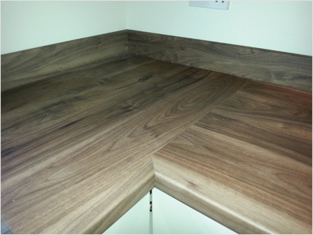 Romantic Walnut and Upstands