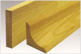 real-wood upstands
